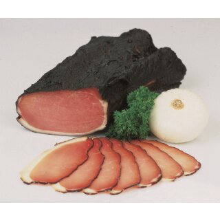 H&uuml;ttenspeck 250g rohger&auml;ucherter Schweiner&uuml;cken