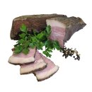 H&uuml;ttenspeck 250g rohger&auml;ucherter Schweiner&uuml;cken