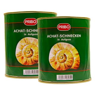 Achat-Schnecken 2 x Dose F&uuml;llmenge 800g ATG 455g, 186 St&uuml;ck