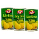 Food-United Ganze Baby Birnen leicht gezuckert 1 Dose ATG 200g gesch&auml;lt