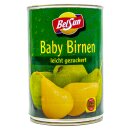 Food-United Ganze Baby Birnen leicht gezuckert 12 Dosen ATG 200g gesch&auml;lt
