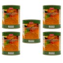 Food-United Mandarin-Orangen gesch&auml;lt kernlos 5 Dosen F&uuml;llm 800g ATG 480g