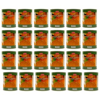 Food-United Mandarin-Orangen gesch&auml;lt kernlos 24 Dosen F&uuml;llm 800g ATG 480g