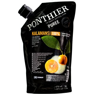 Food-United KALAMANSI P&Uuml;REE Zitrus-Frucht-P&uuml;ree von Ponthier 2x 1KG
