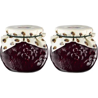DARBO WALDBEEREN-KONFIT&Uuml;RE EXTRA NATURREIN 2x 640g DARBO im Dekorglas