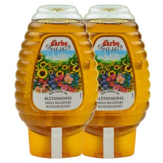 DARBO BL&Uuml;TEN-HONIG naturbelassen 2x 500g Dosierflasche