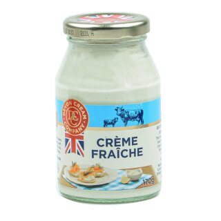 Food-United CREME FRAICHE 2x 170g Sauerrahm english sour cream devon Coombe Castle