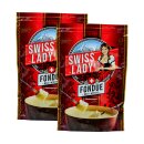 Food-United SWISS LADY FONDUE 4x 600g G&uuml;ntensperger Gwitterch&auml;s K&auml;se Swiss Lady K&auml;se