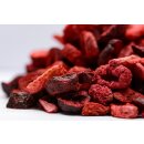 VITAVEGGY Fr&uuml;chte-Mix ROTE FR&Uuml;CHTE 900g gefriergetrocknete Himbeere Erdbeere Kirsche