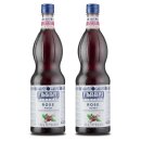 Rosensirup 2x1L aus Rosen-Bl&uuml;ten-Konzentrat von FABBRI Mixybar f&uuml;r Cocktail Wodka Gin