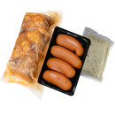 Grillpaket mit Senf, Halloumi, Knackwurst &amp;...