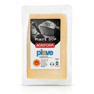 AGRIFORM Piave VECCHIO DOP 180g Italienischer Hartk&auml;se, sechs Monate gereift
